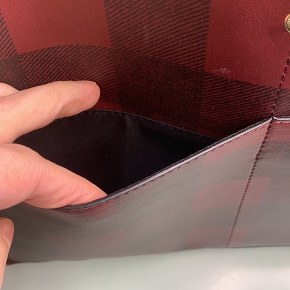 Isaac Mizrahi padded Buffalo check tablet case unisex - Picture 6 of 7